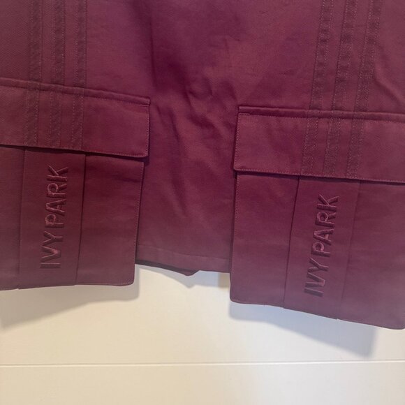 NEW IVY PARK ADIDAS SKIRT XL GK4910 MAROON RED CARDO MINI  BEYONCE 1ST DROP - Picture 4 of 7